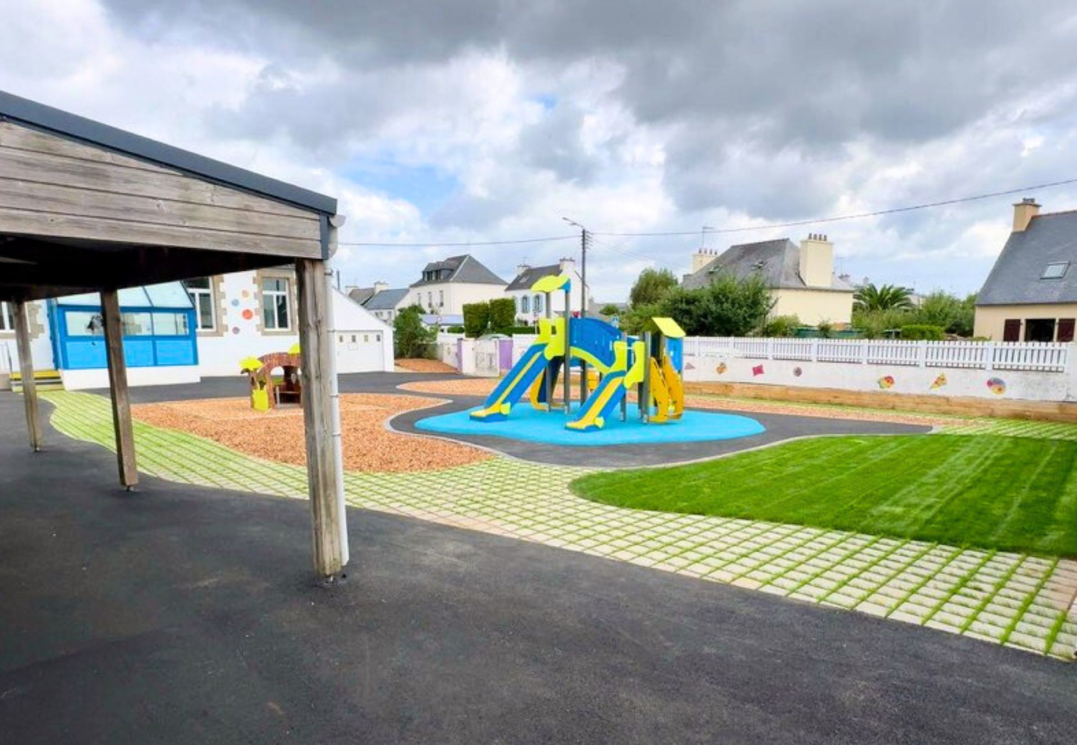 Cours Oasis dans une école maternelle en Finistère Cours oasis